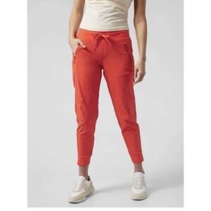 ATHLETA Women’s Orange Trekkie North Jogger Size 6 Style #405726